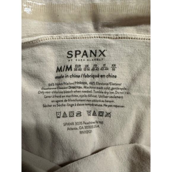 Spanx Shapewear Shorts Women's Medium Nude High Waist NWOT - Picture 5 of 9
